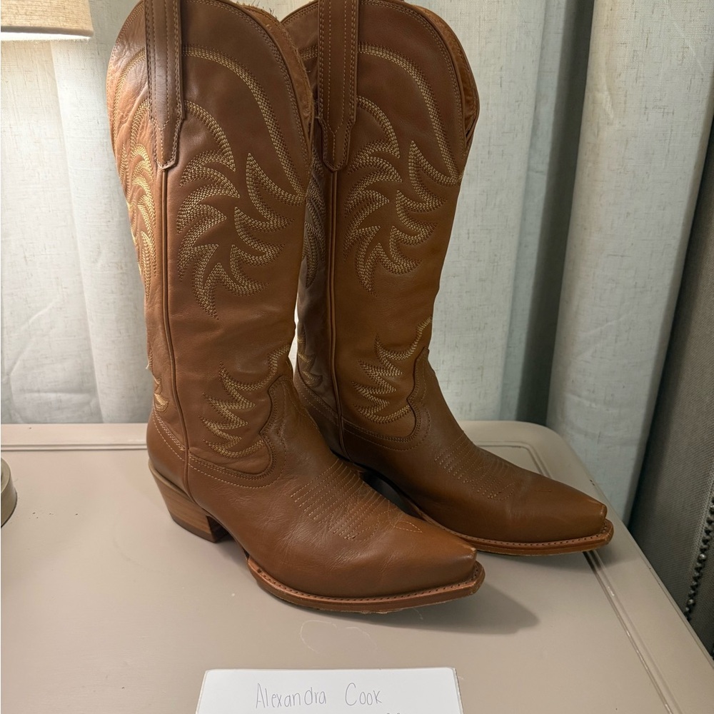 Tecovas Brown Heeled Boots